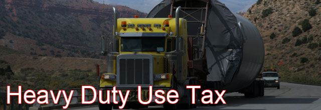 heavy duty use tax